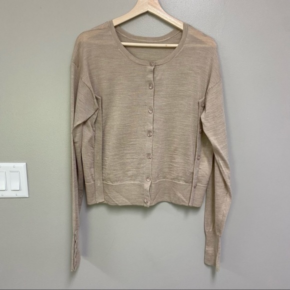 THE AD+ Studious Merino Blend Cardigan - Picture 3 of 16